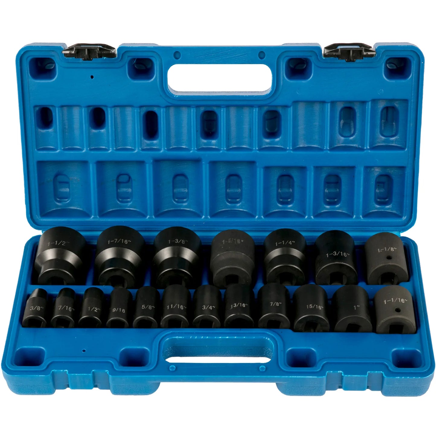 SucceBuy 14 19 26 PCS Impact Sockets Set 1/2Inch Standard Deep Drive 6-Point Socket With Carrying Case for Remove Wheel Lug Nuts