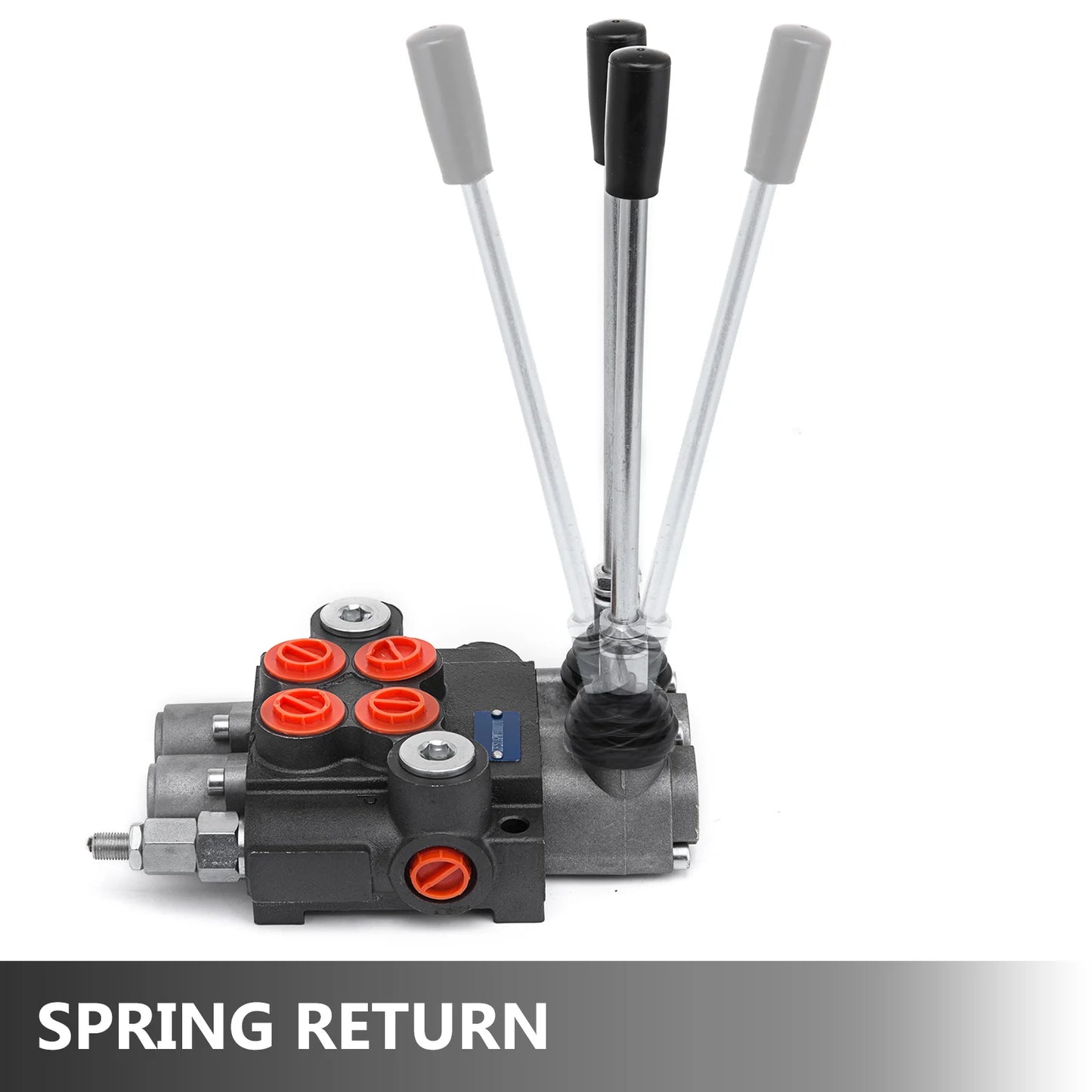 SucceBuy 2/3 Spool 11GPM3600PSI Directional Hydraulic Control Valve Double Acting Suitable Use for Pump Hydraulic Cylinder Motor