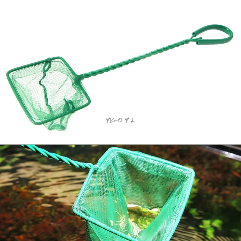 1PC Aquarium Fish Tank Square Shrimp Small Betta Tetra Fish Net 3"-10" 6 Sizes