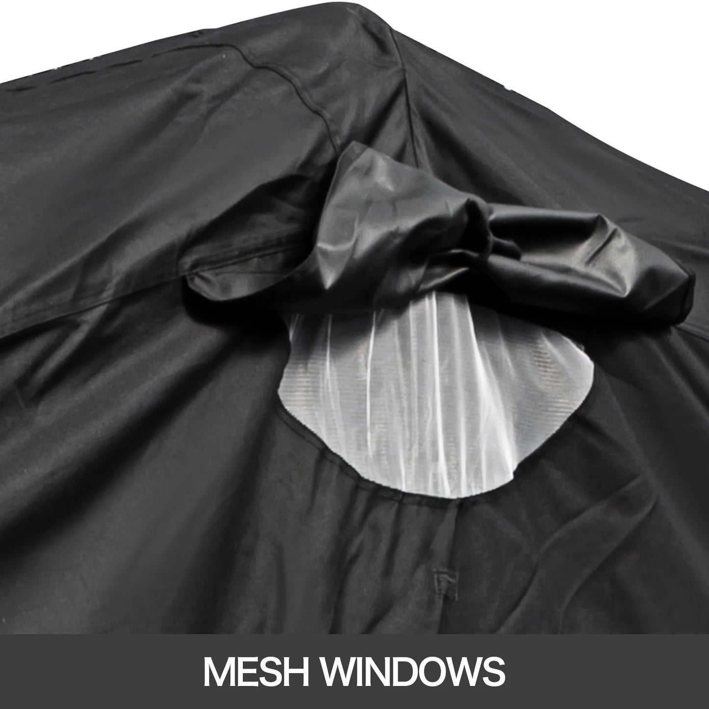 SucceBuy Universal Waterproof Motorcycle Cover Outdoor Shelter Protection Moto Accessories Storage Garage Use for Dust UV Etc