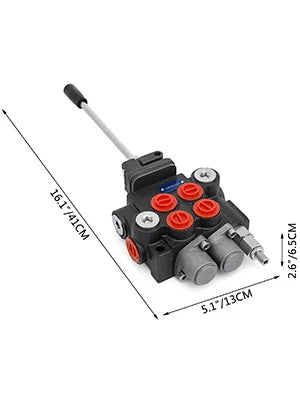 SucceBuy 2/3 Spool 11GPM3600PSI Directional Hydraulic Control Valve Double Acting Suitable Use for Pump Hydraulic Cylinder Motor