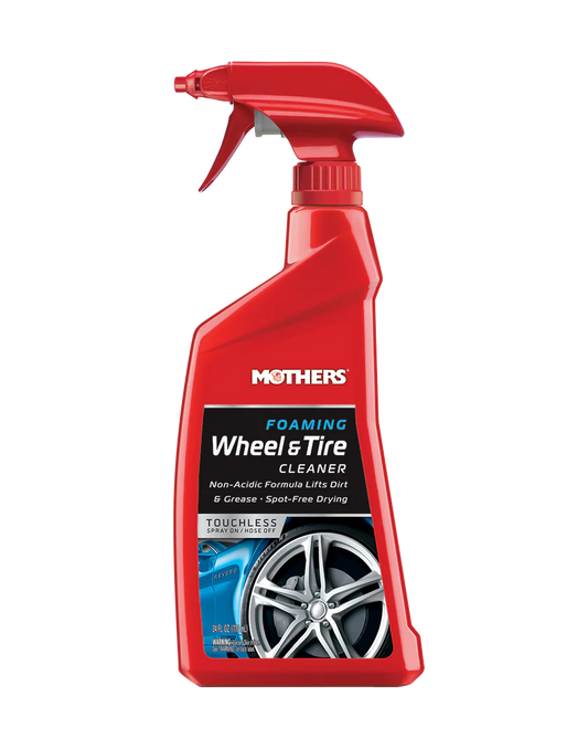 Mothers Foaming Wheel & Tire Cleaner 710ml Non-Acidic Easy Rinse
