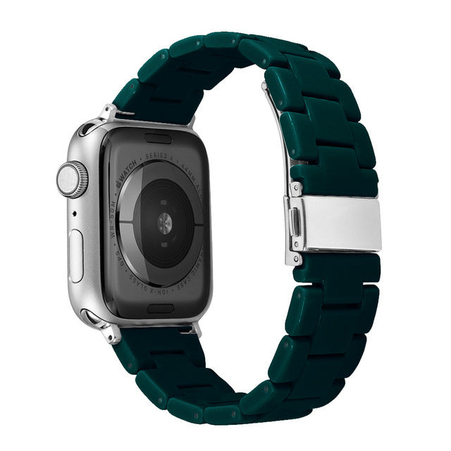 Compatible with Apple Watch Candy Resin Acrylic & Silicone Band Strap Series 8-2