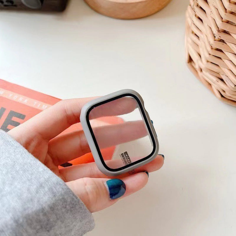 For Apple Watch Full Glass Screen Protector Case for iWatch Series SE, 7, 6, 5, 4, 3, 2 – 40/41/44/45mm