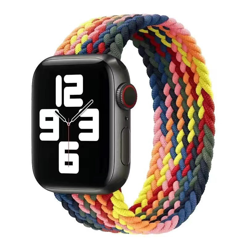 Compatible with Apple Watch Braided Solo Loop Band Strap 42/44/45mm
