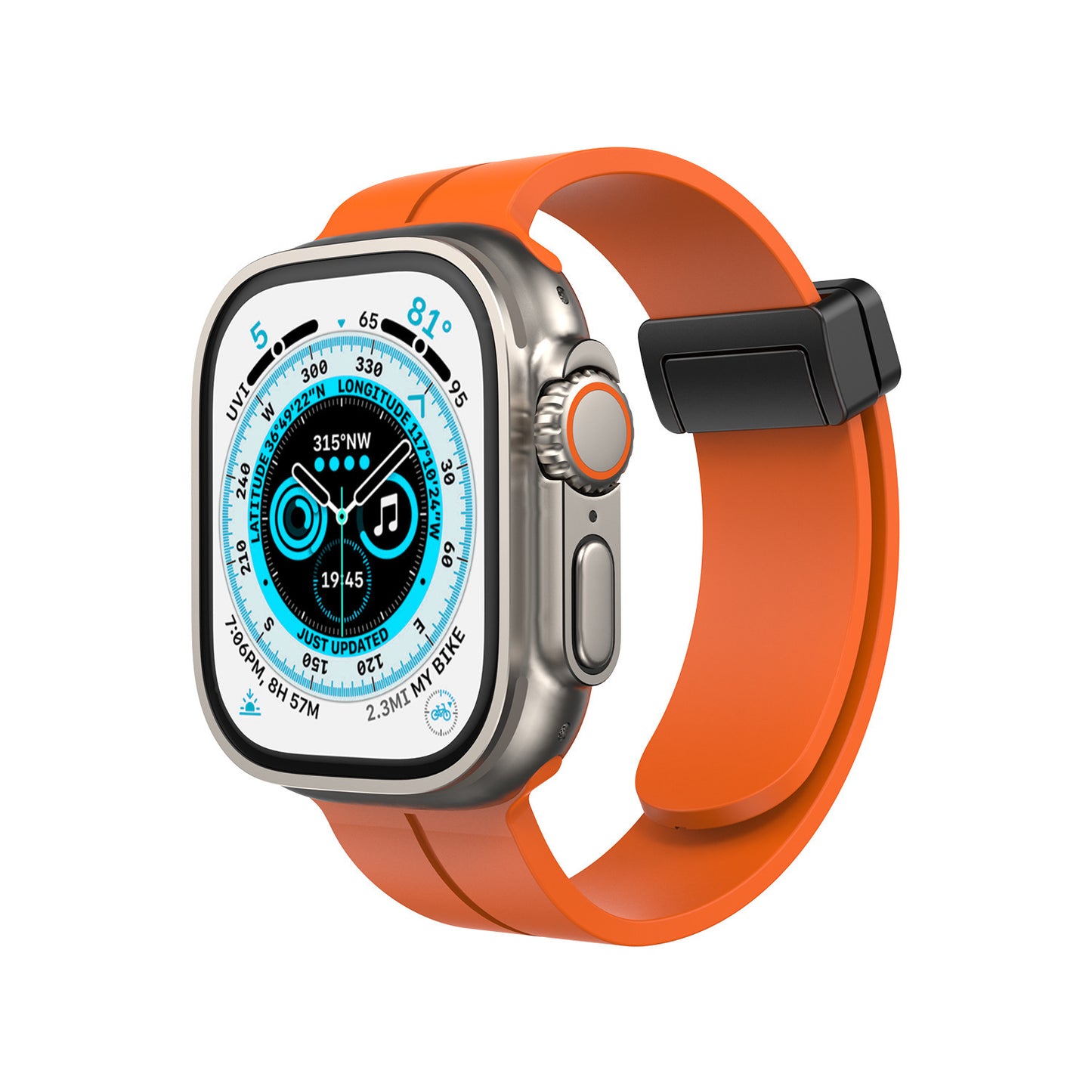 Compatible with Apple Watch Quick Magnetic Sports Band Strap Series 8-2