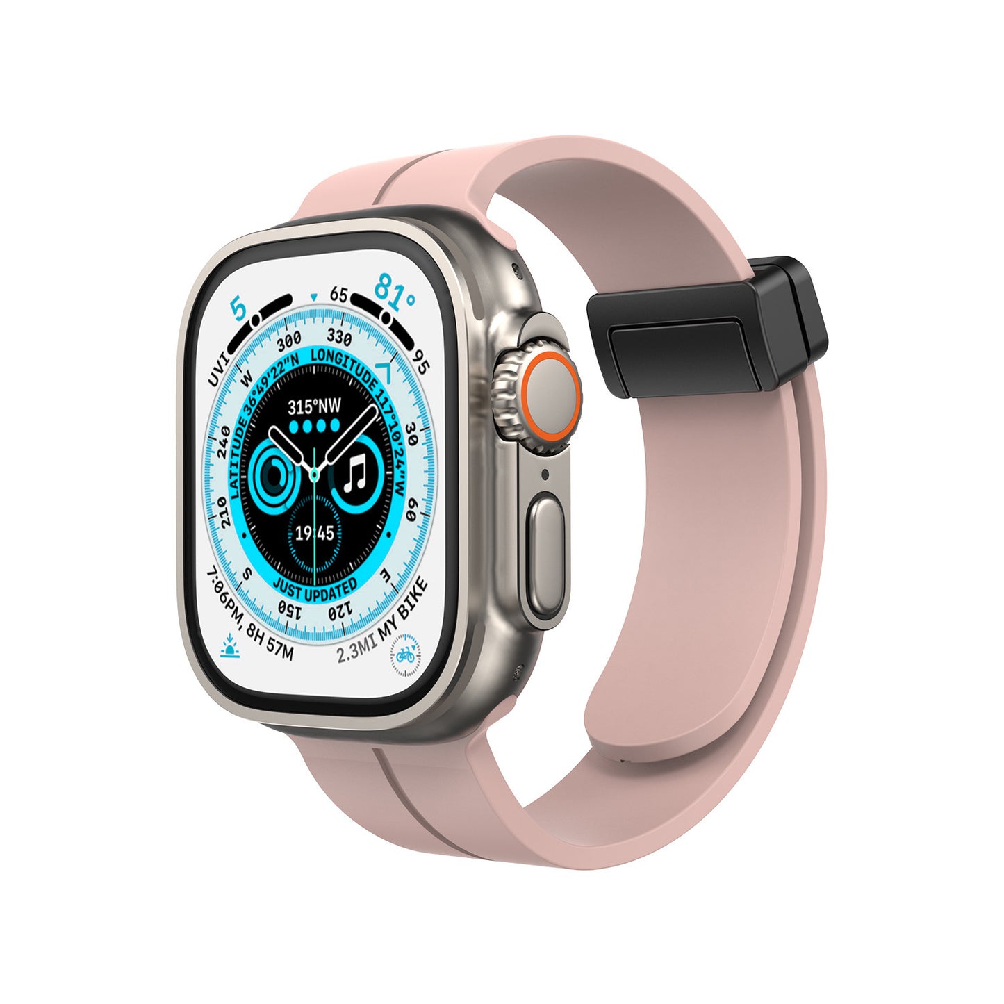 Compatible with Apple Watch Quick Magnetic Sports Band Strap Series 8-2