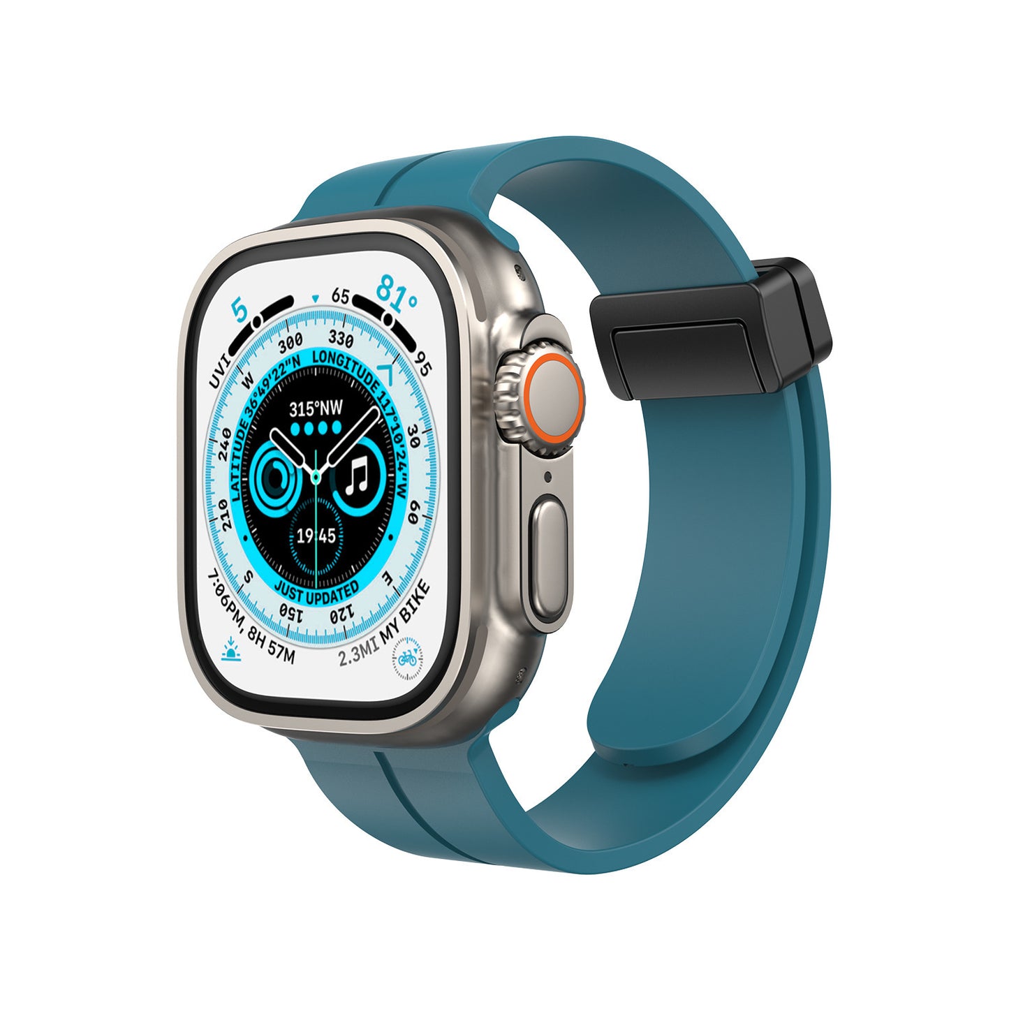 Compatible with Apple Watch Quick Magnetic Sports Band Strap Series 8-2