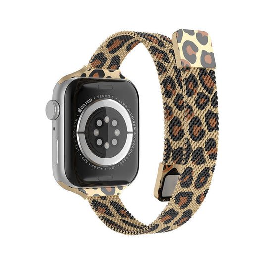 Compatible with Apple Watch Stainless Steel Strap iWatch Ultra Series 3-8