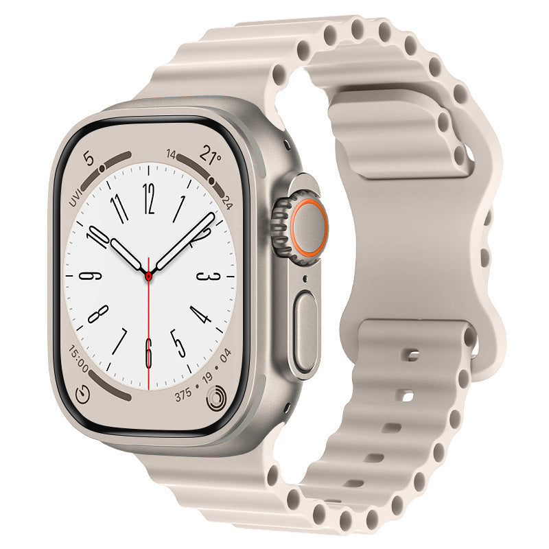 Compatible with Apple Watch Ocean Band Strap iWatch Ultra Series 3-8
