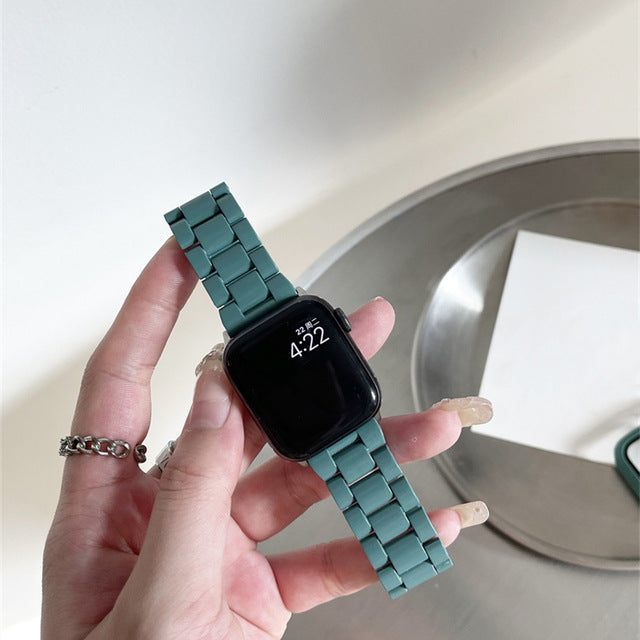 Compatible with Apple Watch Candy Resin Acrylic & Silicone Band Strap Series 8-2