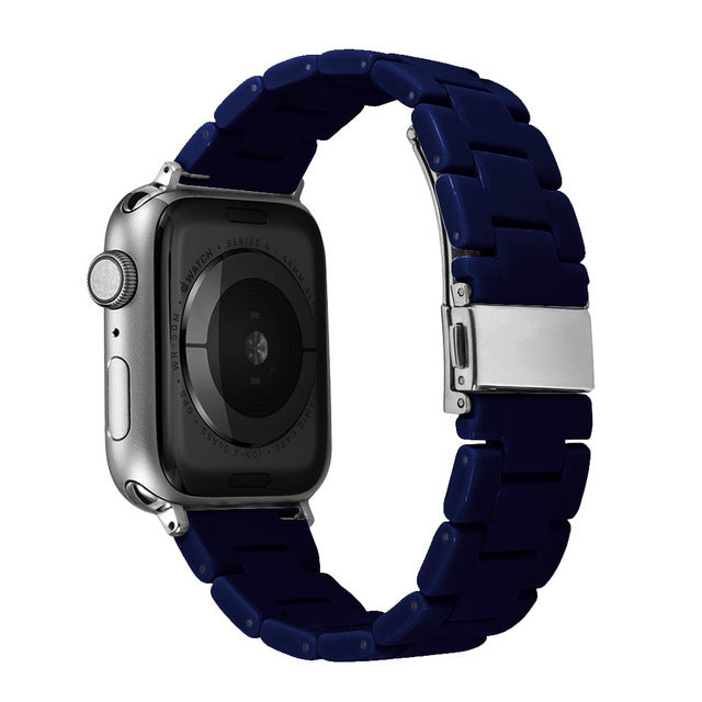 Compatible with Apple Watch Candy Resin Acrylic & Silicone Band Strap Series 8-2