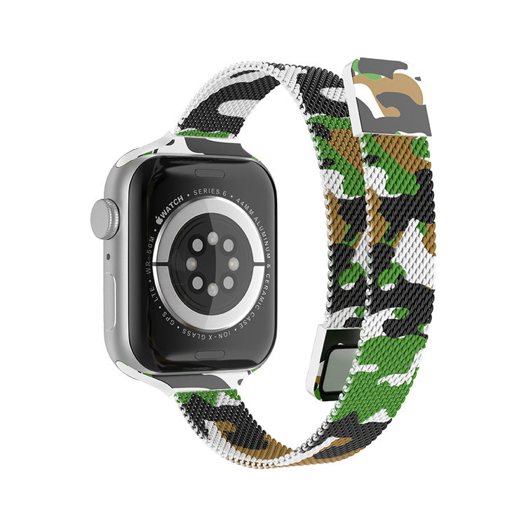 Compatible with Apple Watch Stainless Steel Strap iWatch Ultra Series 3-8