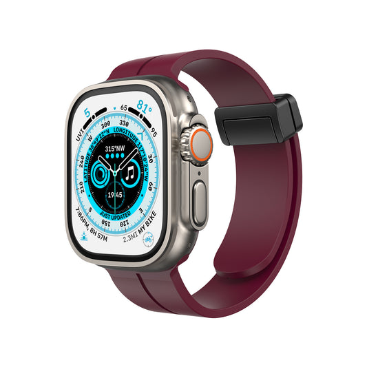 Compatible with Apple Watch Quick Magnetic Sports Band Strap Series 8-2
