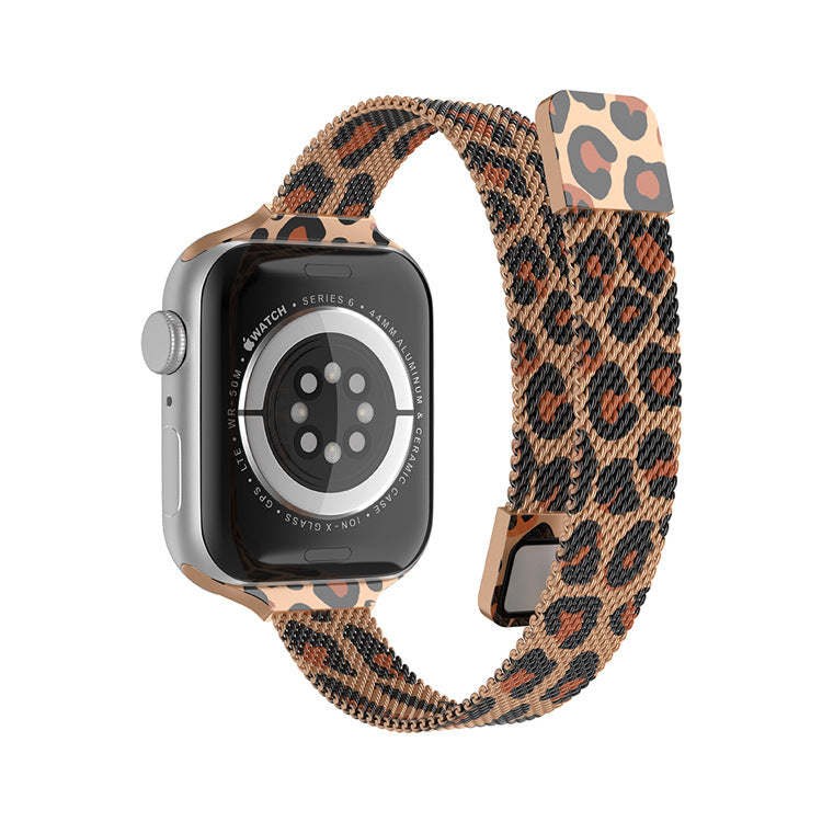 Compatible with Apple Watch Stainless Steel Strap iWatch Ultra Series 3-8