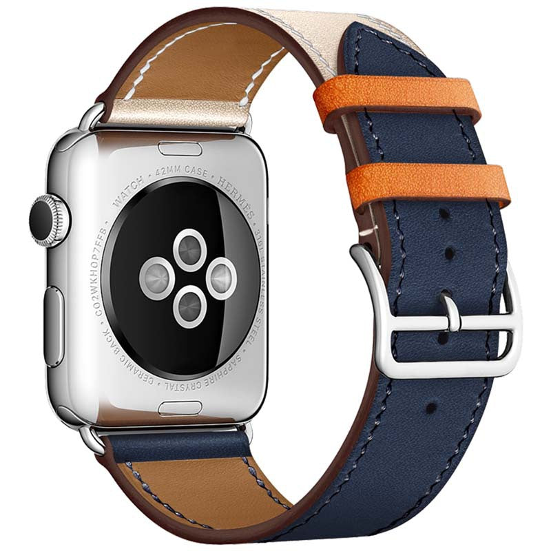 Compatible with Apple Watch Leather Band Strap Series 3-8 38/40/41mm