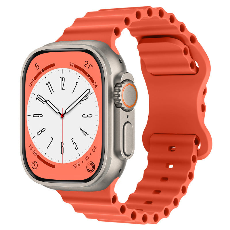 Compatible with Apple Watch Ocean Band Strap iWatch Ultra Series 3-8