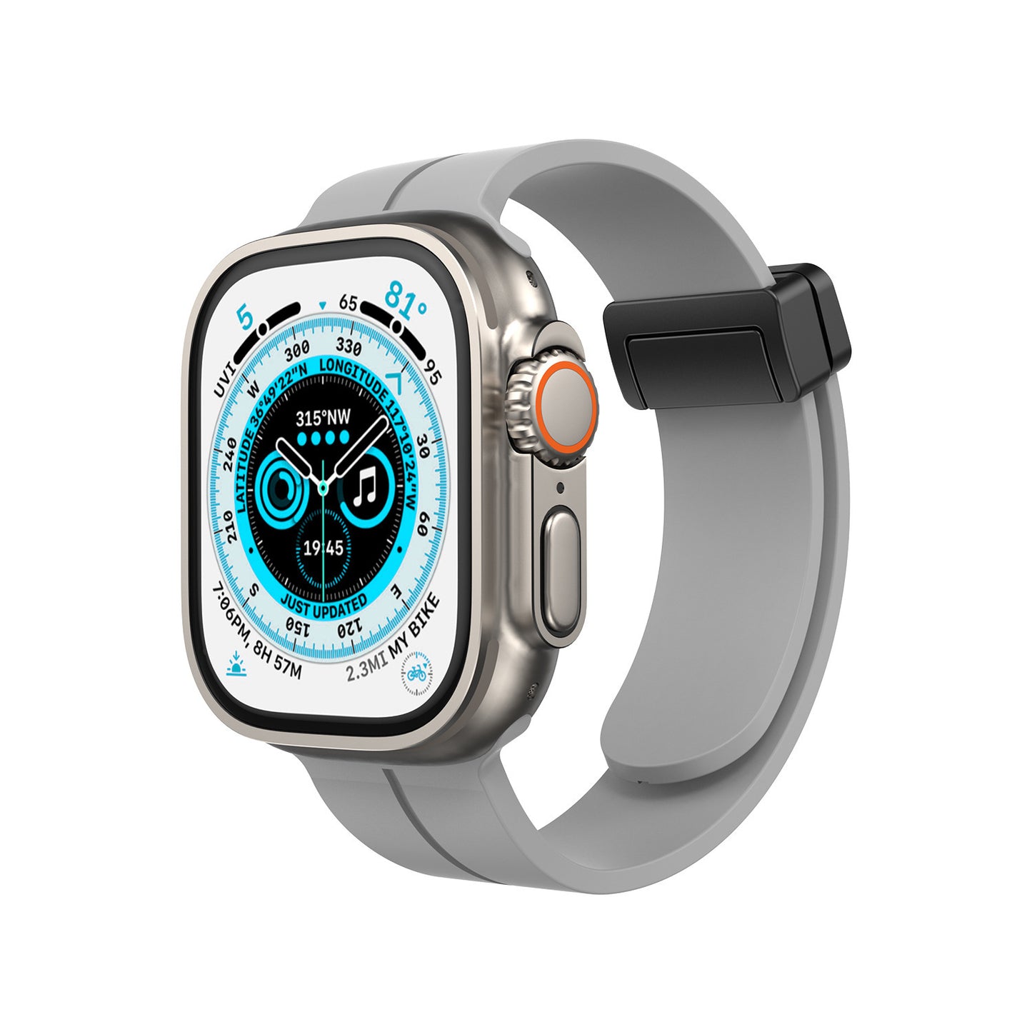Compatible with Apple Watch Quick Magnetic Sports Band Strap Series 8-2