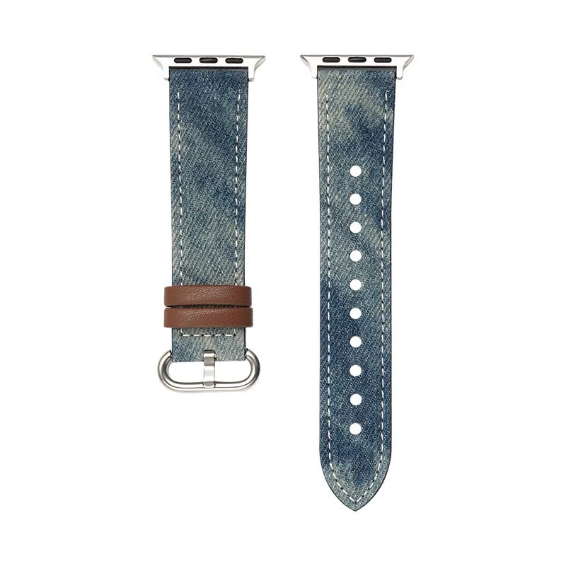 For Apple Watch Denim Band Strap Series 8-2 38/40/41/42/44/45/49mm iWatch