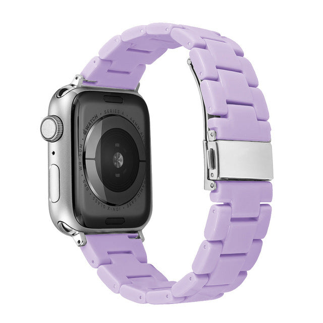 Compatible with Apple Watch Candy Resin Acrylic & Silicone Band Strap Series 8-2