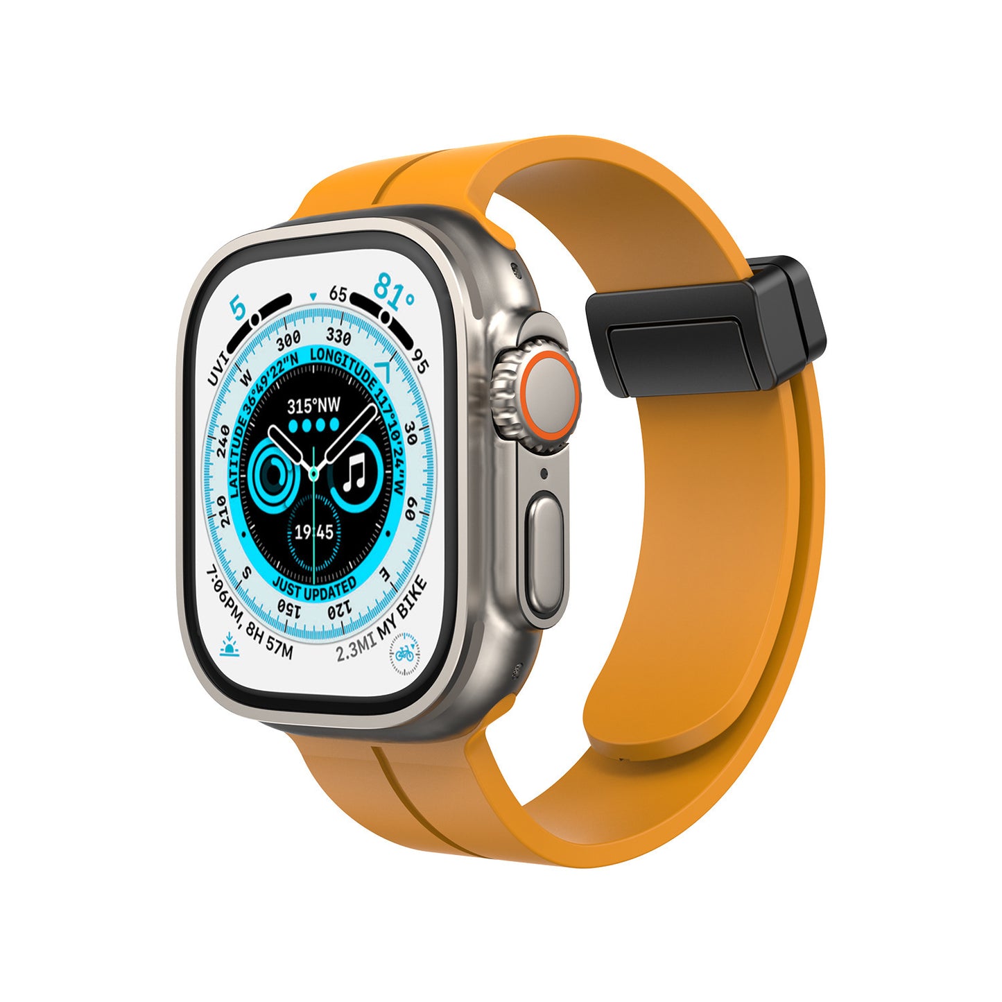 Compatible with Apple Watch Quick Magnetic Sports Band Strap Series 8-2