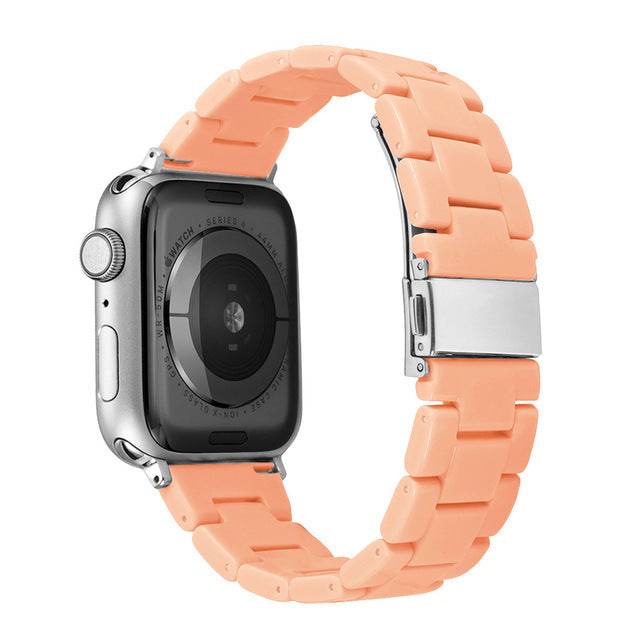 Compatible with Apple Watch Candy Resin Acrylic & Silicone Band Strap Series 8-2