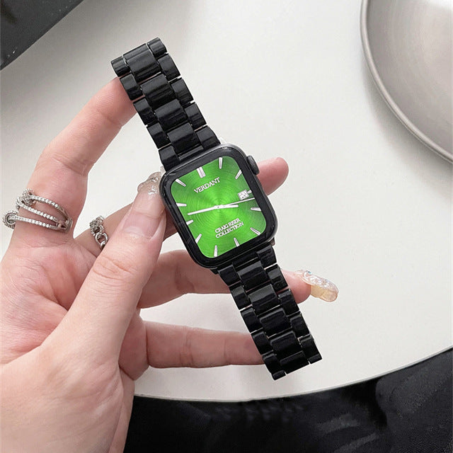 Compatible with Apple Watch Candy Resin Acrylic & Silicone Band Strap Series 8-2