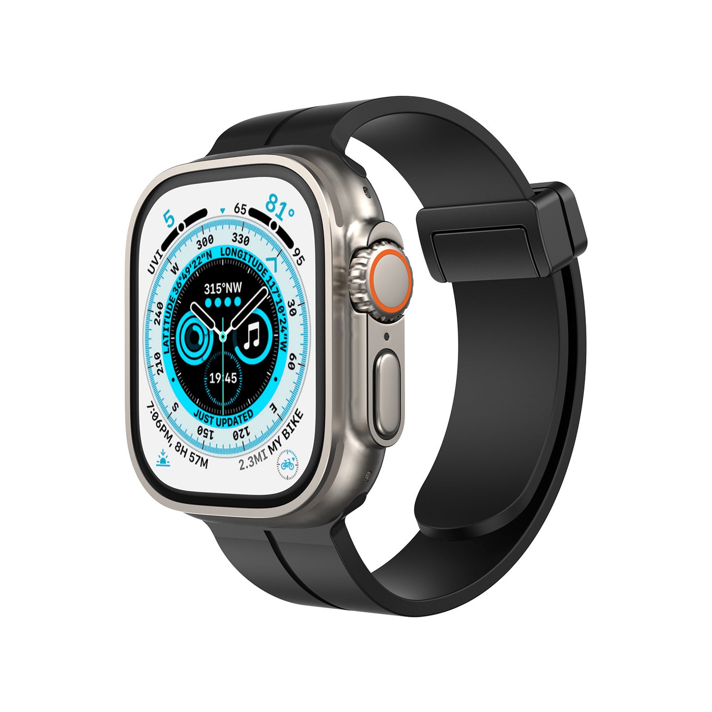 Compatible with Apple Watch Quick Magnetic Sports Band Strap Series 8-2
