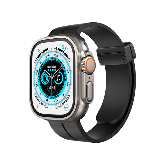 Compatible with Apple Watch Quick Magnetic Sports Band Strap Series 8-2