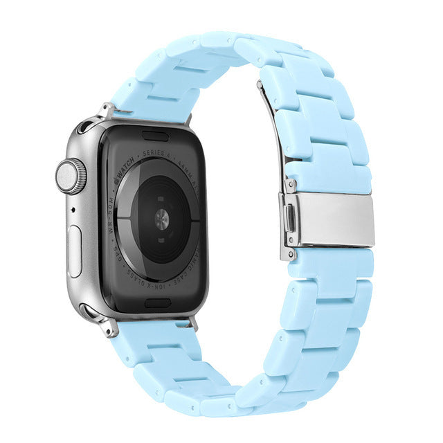 Compatible with Apple Watch Candy Resin Acrylic & Silicone Band Strap Series 8-2