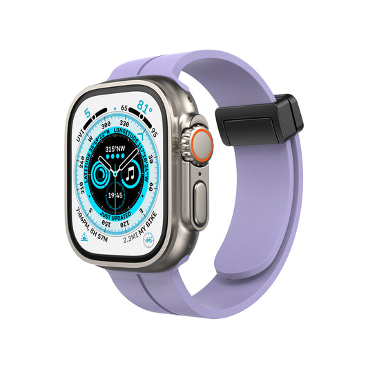Compatible with Apple Watch Quick Magnetic Sports Band Strap Series 8-2