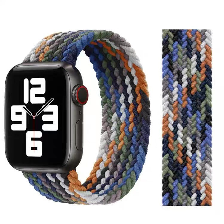 Compatible with Apple Watch Braided Solo Loop Band Strap 42/44/45mm