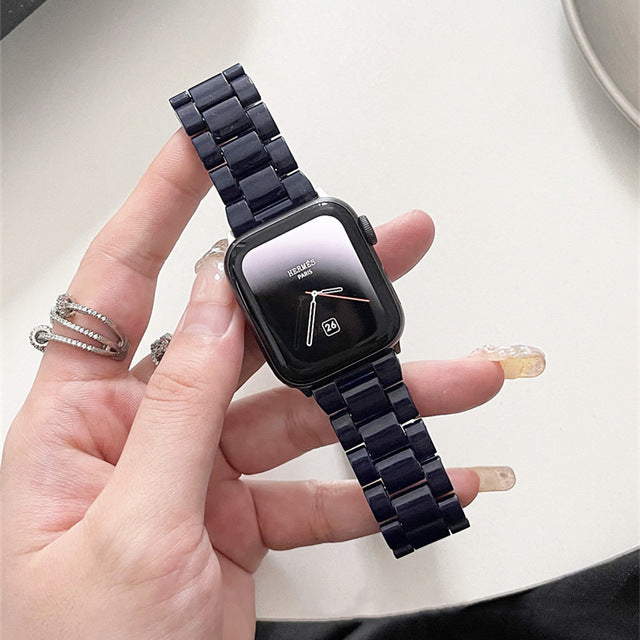 Compatible with Apple Watch Candy Resin Acrylic & Silicone Band Strap Series 8-2