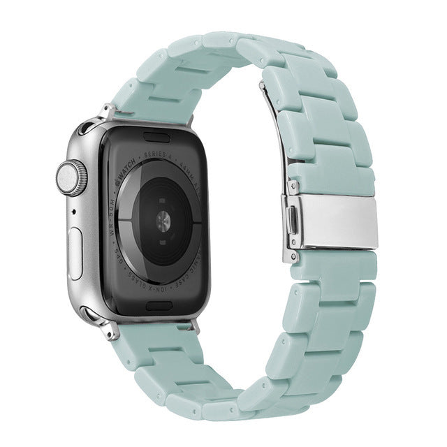 Compatible with Apple Watch Candy Resin Acrylic & Silicone Band Strap Series 8-2