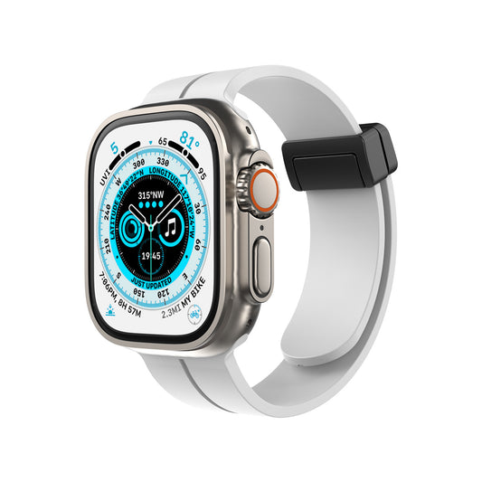 Compatible with Apple Watch Quick Magnetic Sports Band Strap Series 8-2