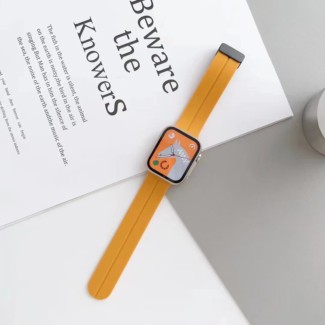 Compatible with Apple Watch Quick Magnetic Sports Band Strap Series 8-2
