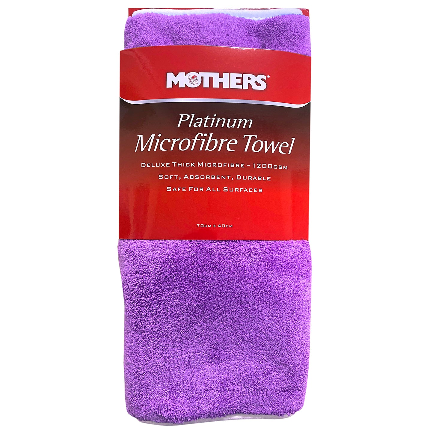 Mothers Platinum Microfibre Towel 70x40cm Deluxe 1200GSM