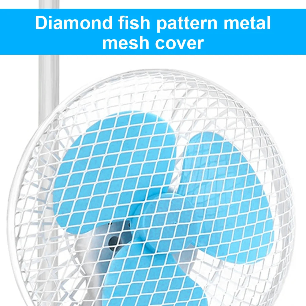 2 Color Clip Desk Fan 160mm Quiet Vertical 6" Oscillating Fan Fit Grow Tent Pole