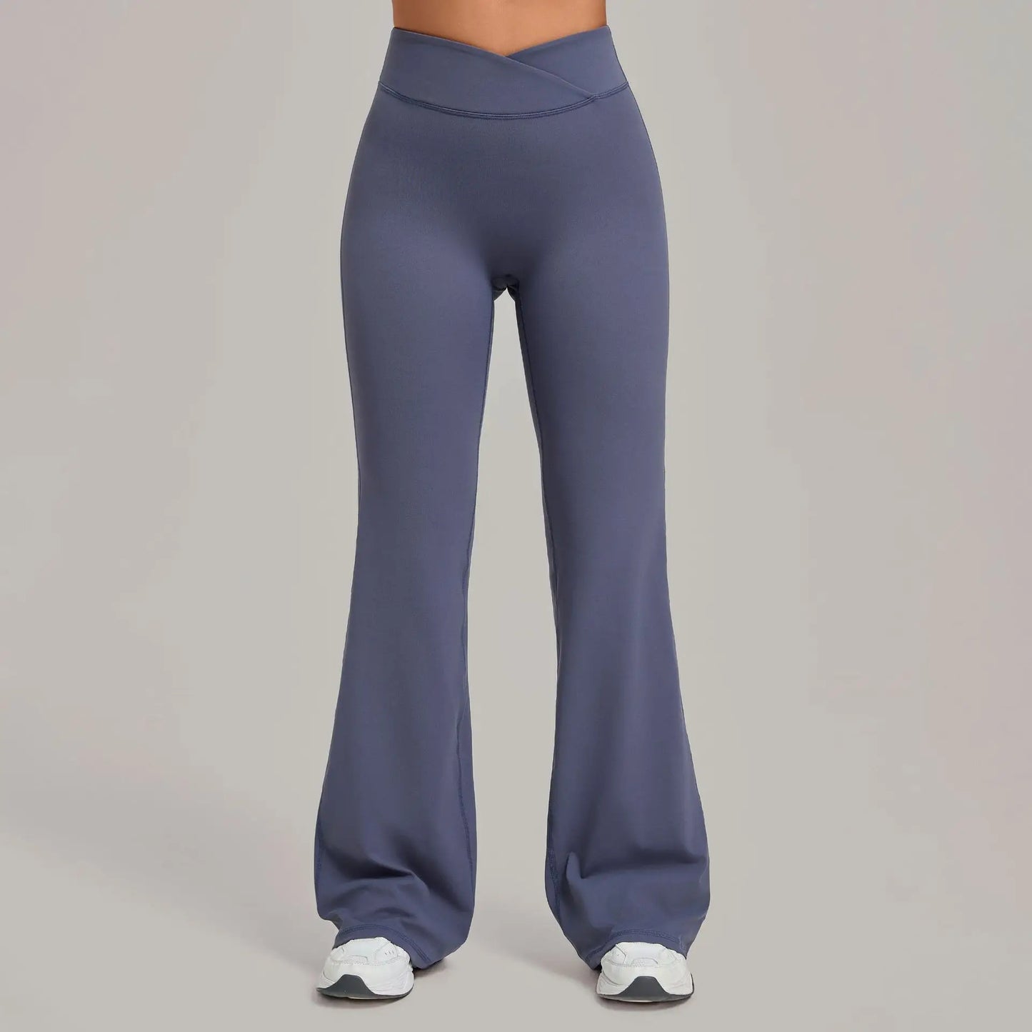 Women's Pilates Yoga Pants Sports Fitness Flared Peach Hip-lifting Leggings Outdoor Workout Training Running Casual Trousers
