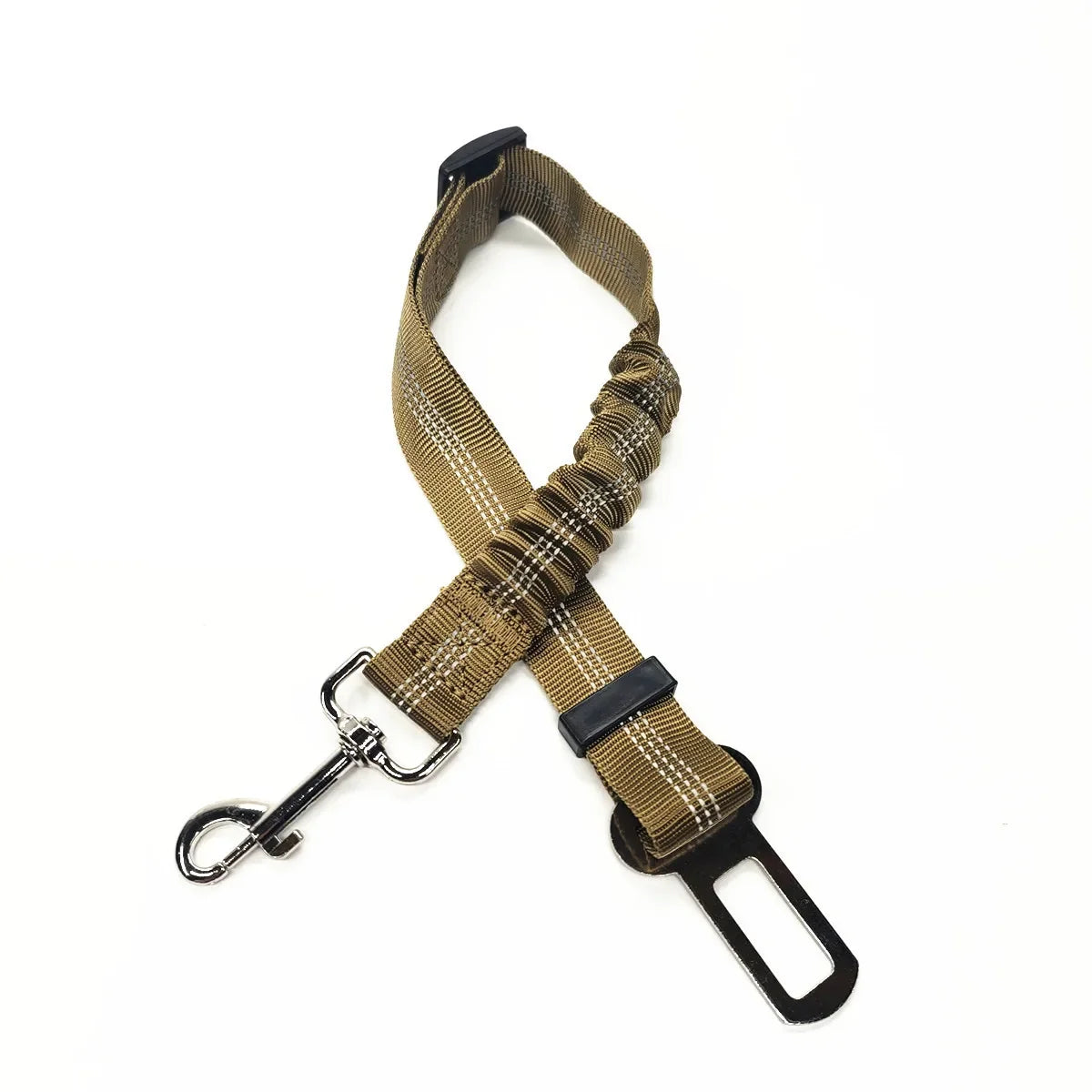 Dog Leash Harness Dogs Dog Accessories Supplies Pet Dog Car Seat Belt Retractable Buffer Elastic Reflective Safety Traction Rope