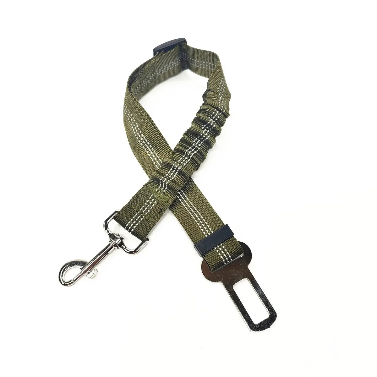 Dog Leash Harness Dogs Dog Accessories Supplies Pet Dog Car Seat Belt Retractable Buffer Elastic Reflective Safety Traction Rope