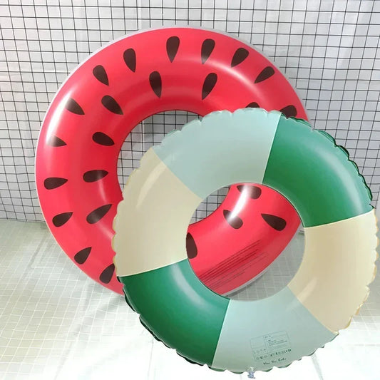 1Pcs Inflatable Watermelon ﻿Pool Float Accessory Swimming Ring Summer Party Water Toys PVC Floating Ring