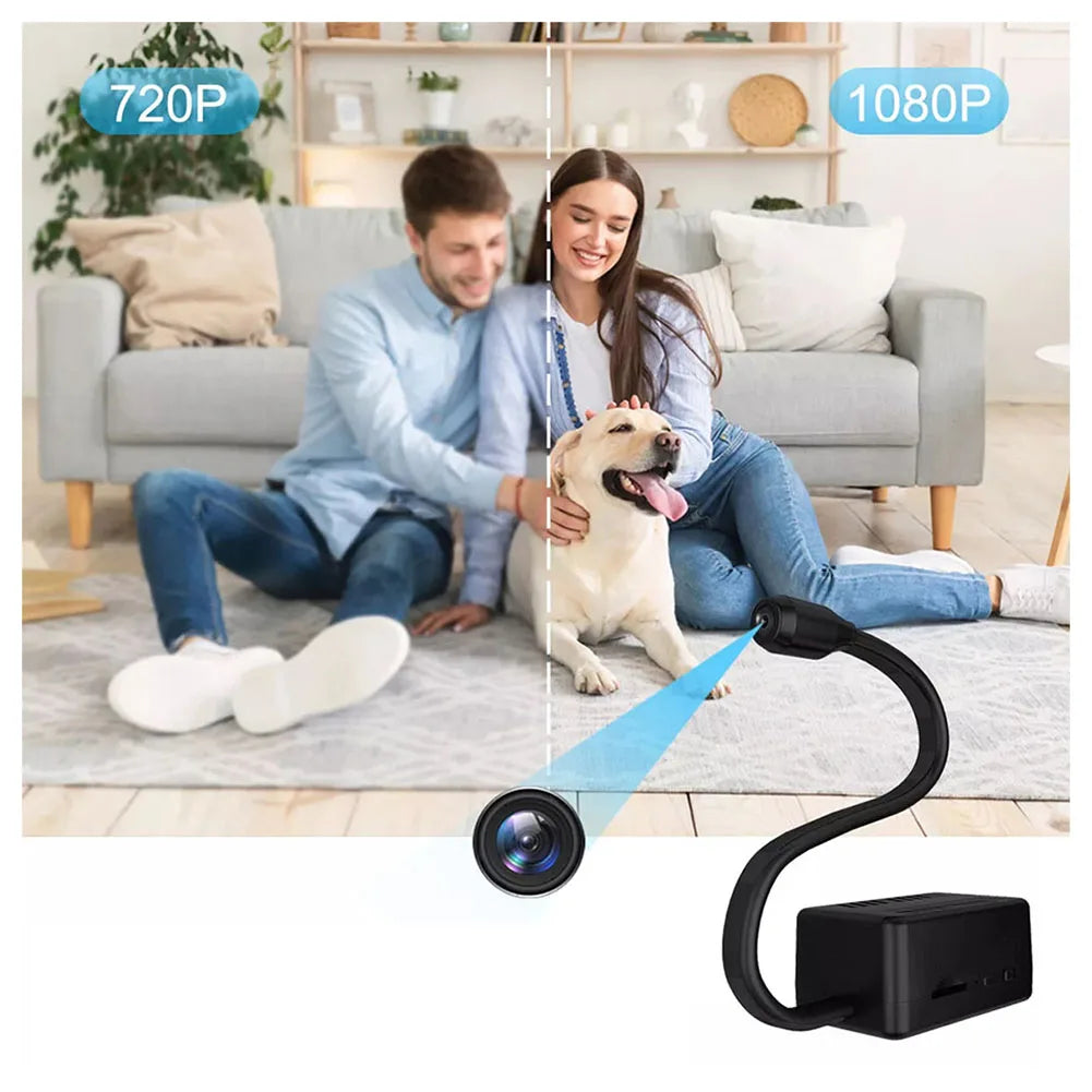 1080P Mini Camera WiFi APP Remote Control Wireless Nanny Cam with Voice Motion Detection Surveillance Camera Smart Home Supplies