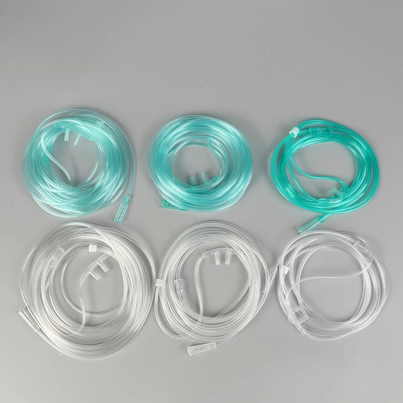 1.5/1.8/3/4/5M 1PCS Disposable Oxygen Tube Double Nasal Oxygen Tube Independent Packing Medical Care Machine Breathing Cannula