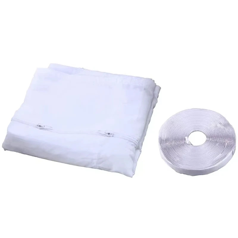 CEA Airlock Window Seal For Portable Air Conditioner,300 Cm Flexible Cloth Sealing Plate Window Seal With Zip/Adhesive