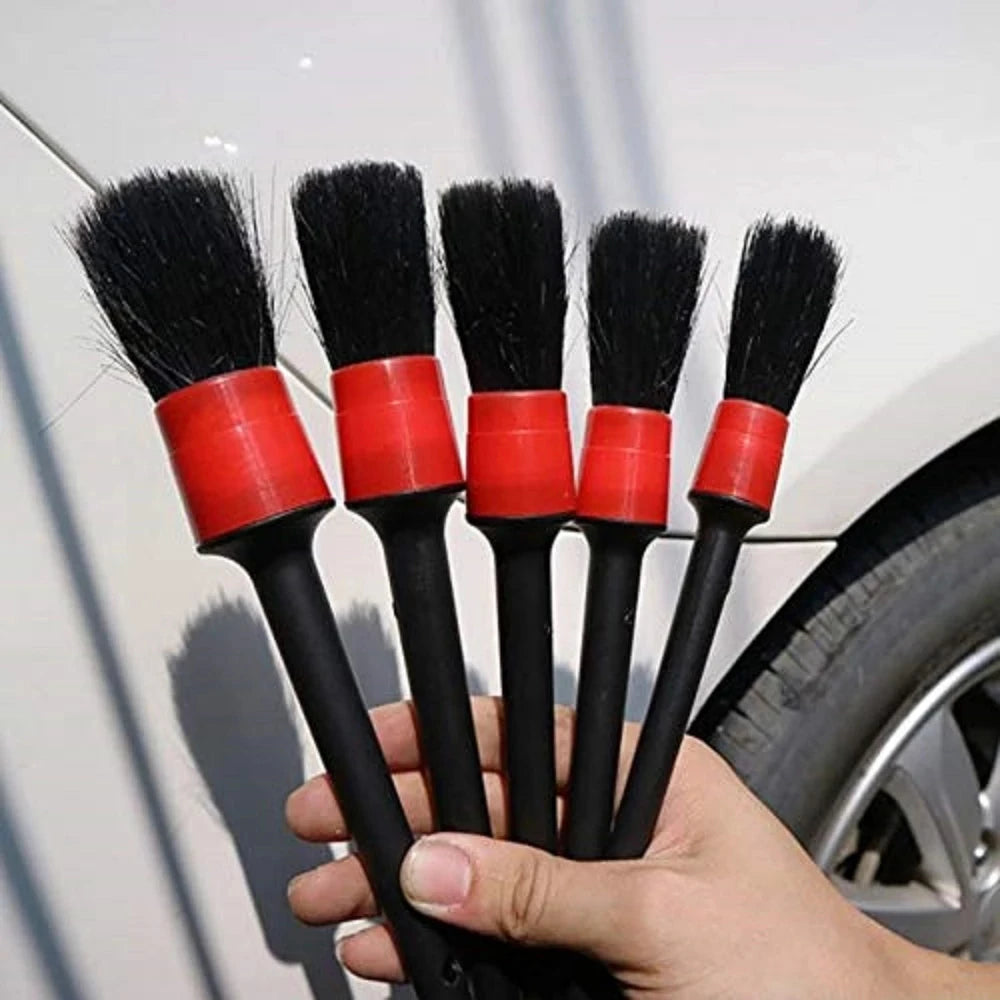 10PCS Car Detailing Cleaning Brush Set For Dashboard Crevice Engine Wheel Air