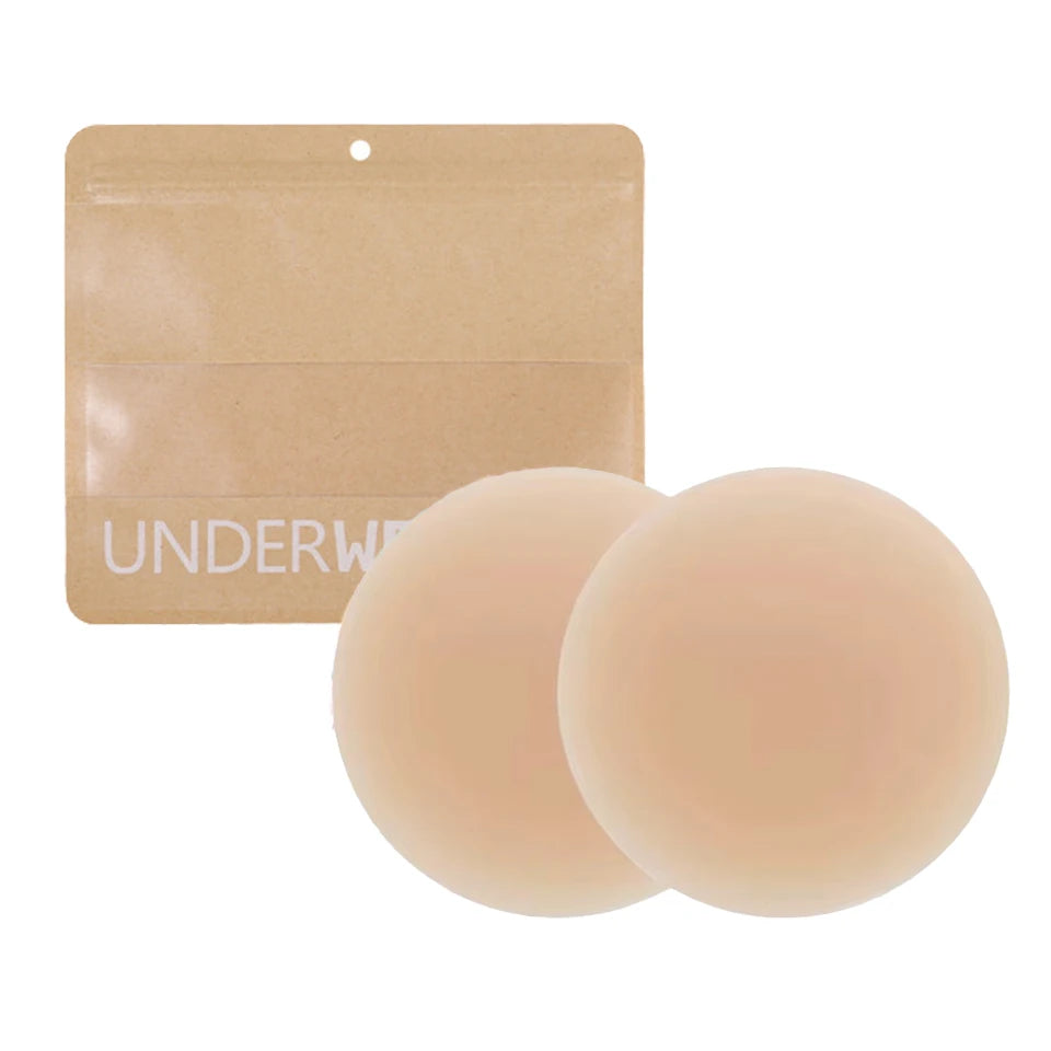 Silicone Nipple Covers Pasties Reusable Adhesive Seamless Sticky Bra Waterproof Invisible Boob Tape Breast Petals