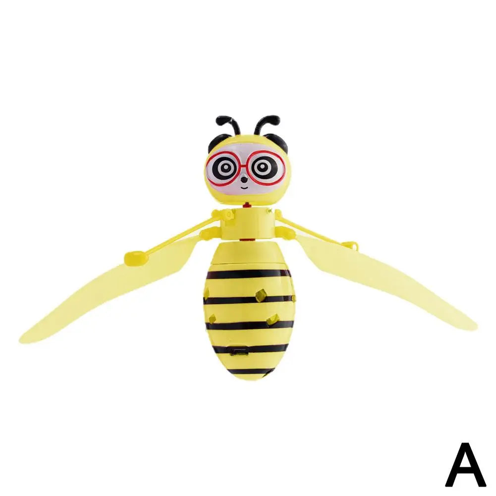 Popular toy influencer sensor Little Bee Flying Vehicle Toy With Gesture Suspension And Glowing Effect Gift Kid Toysflying