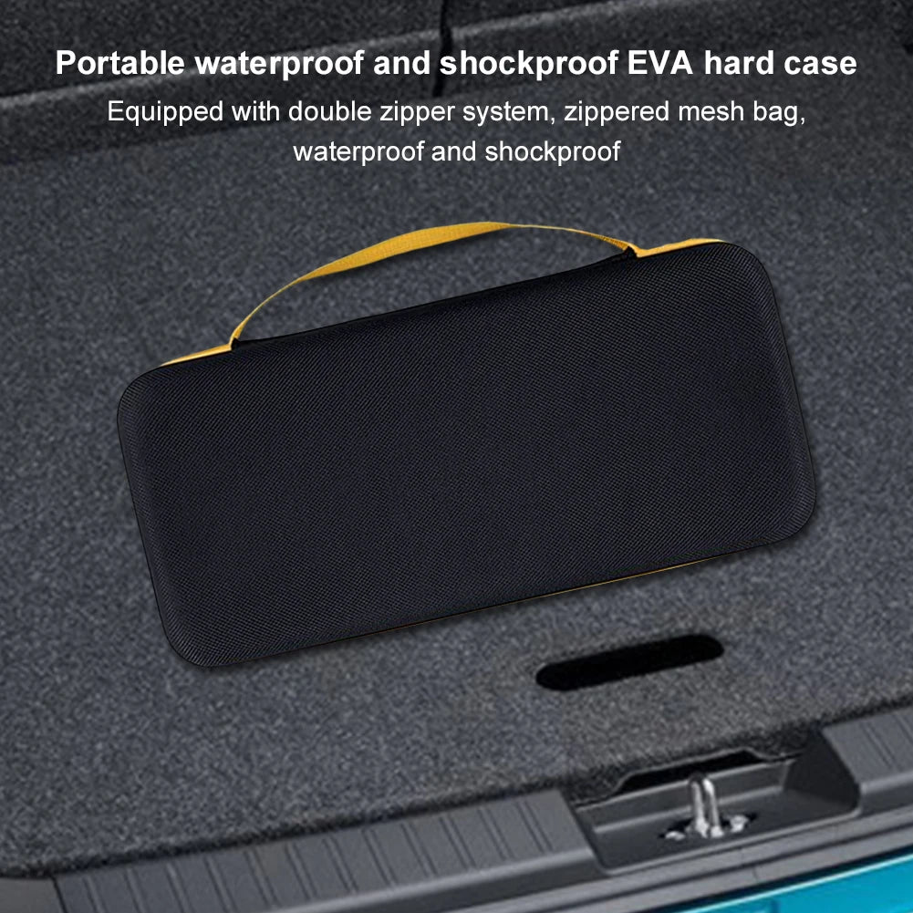 Car Vacuum Hard Case Shockproof Portable Carrying Case Dual Zipper Handheld Car Vacuum Storage Bag for Fanttik Slim V8/V10 Parts