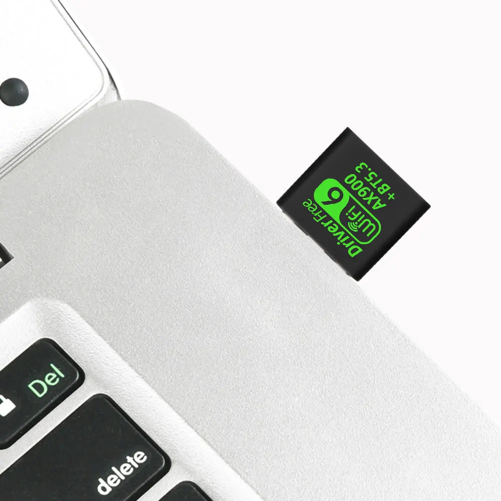 USB WiFi 6 Bluetooth-Compatible 5.3 Adapter Mini USB WiFi Dongle 900Mbps Wireless Network External Receiver Dual Band 2.4/5.8GHz